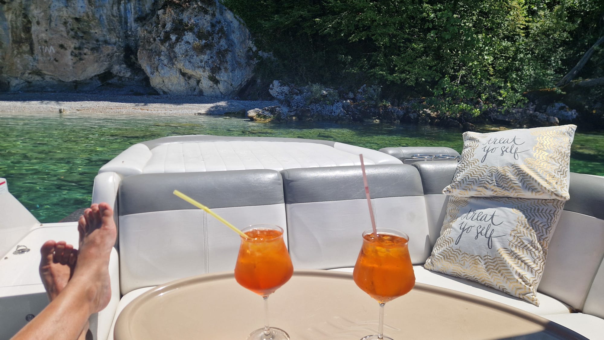 Sunny afternoon on Lake Ohrid