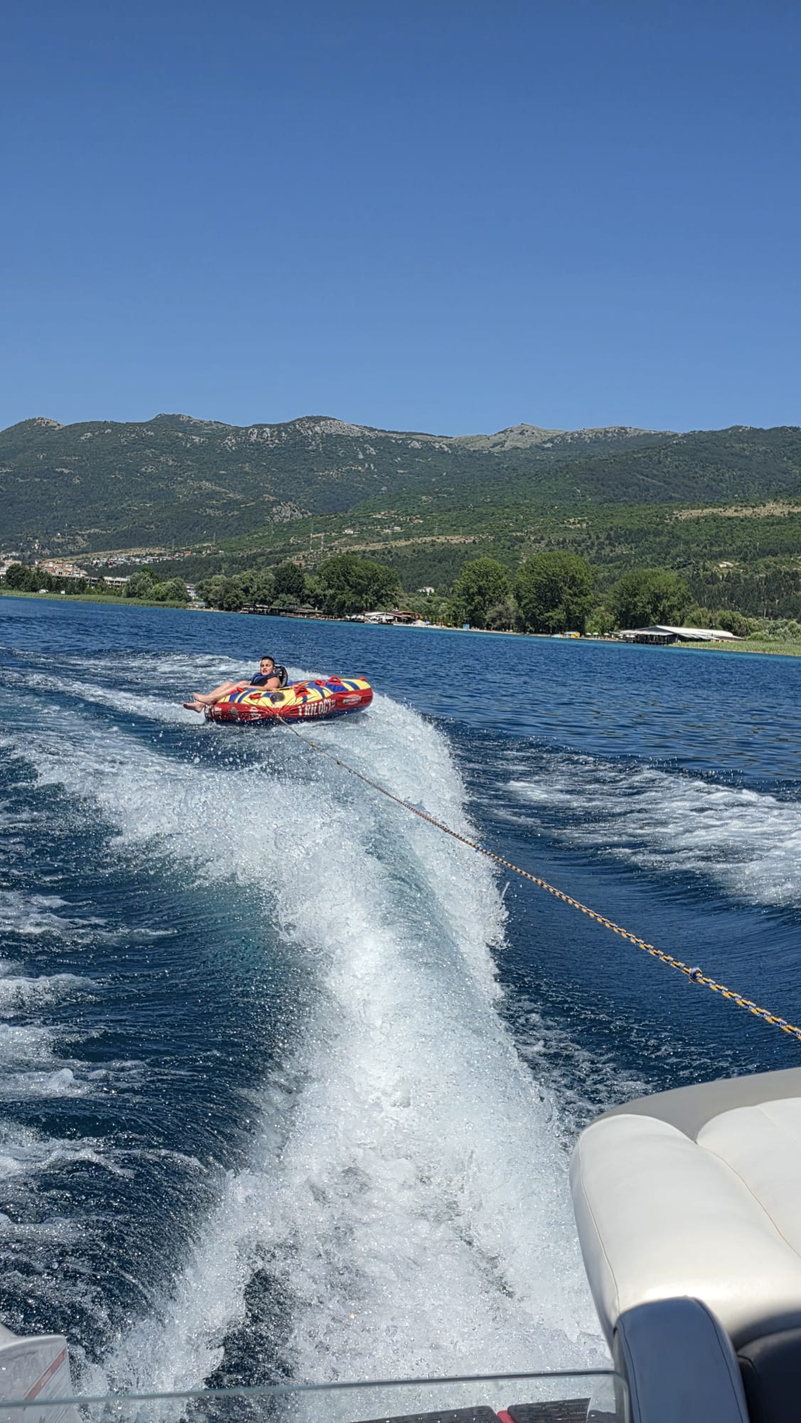 Tubing on Lake Ohrid