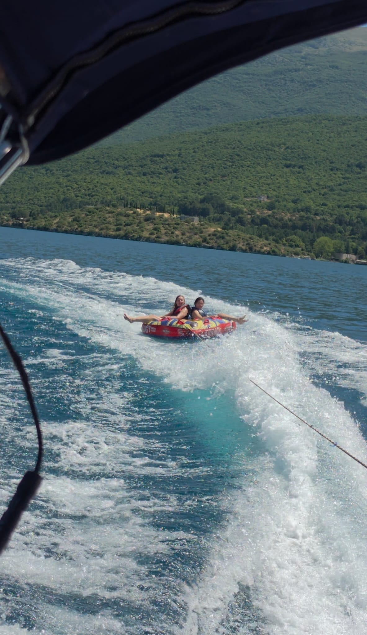 Tubing with friends