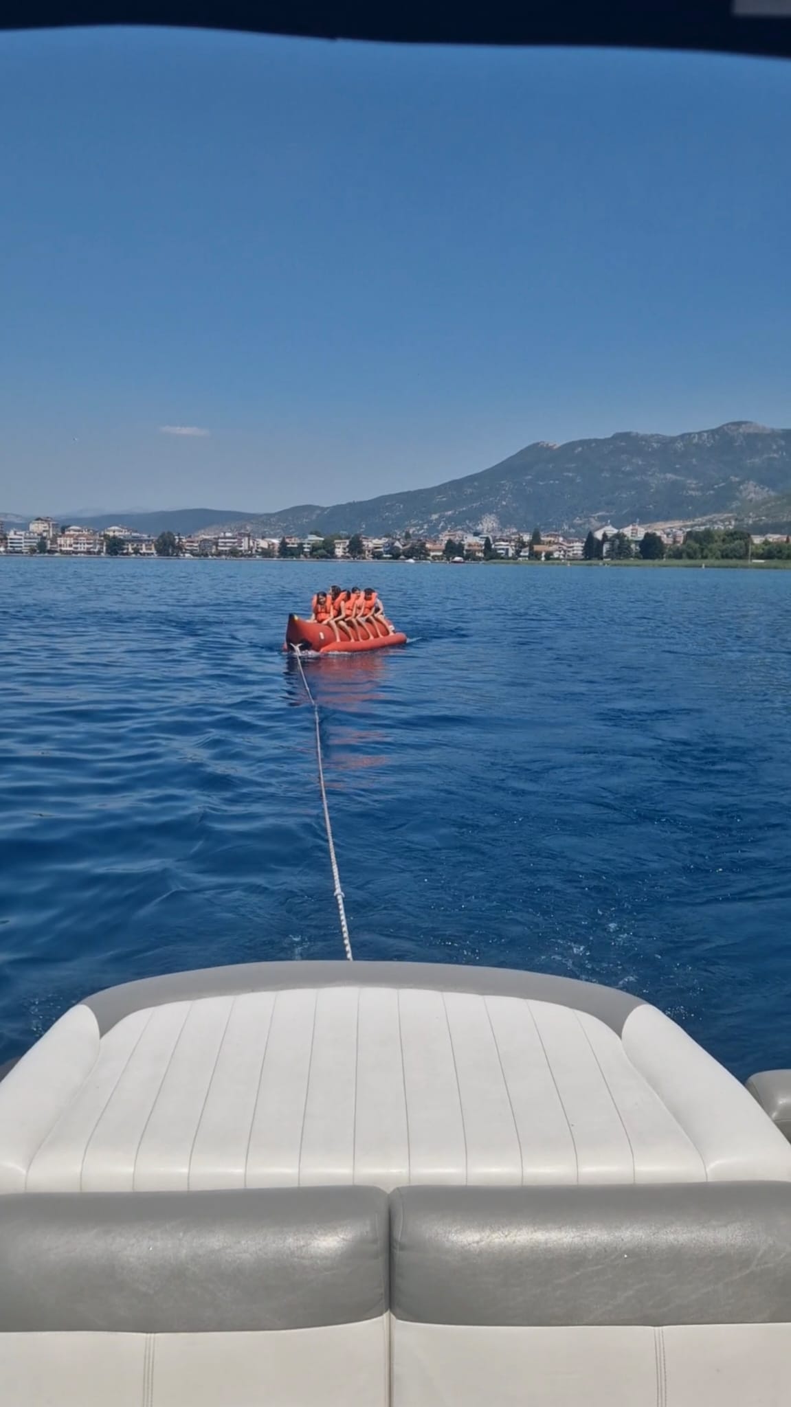 Tubing on Lake Ohrid