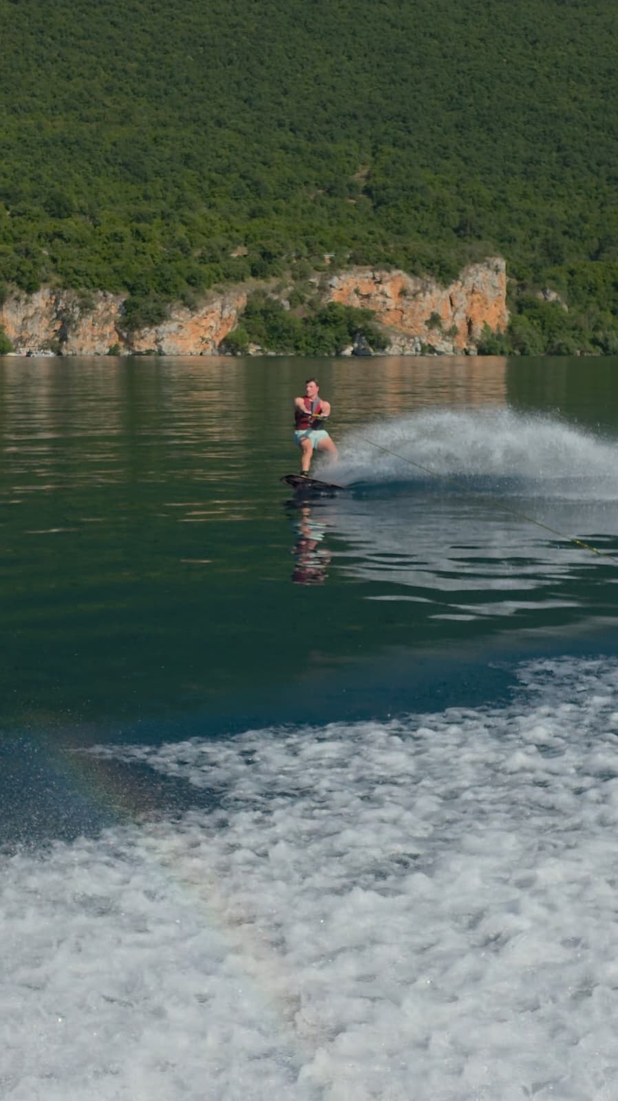 Wakeboarding on Lake Ohrid